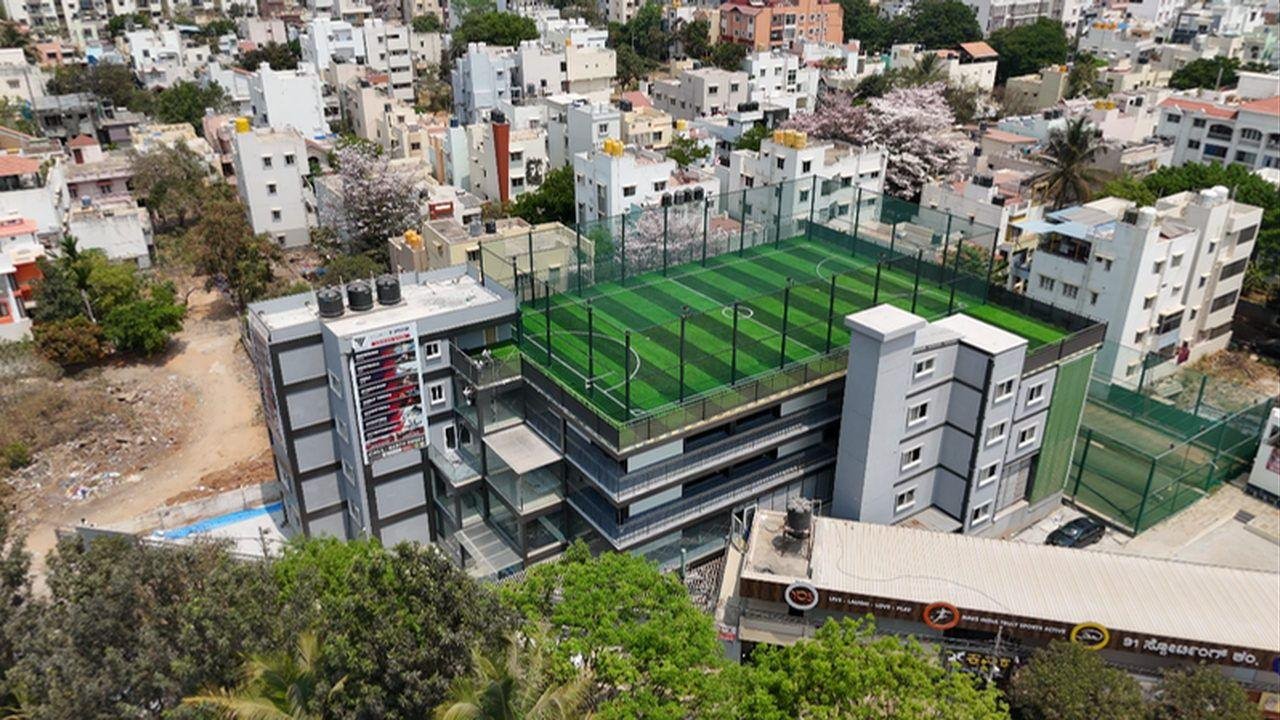 Aerial view of the Sahakarnagar flagship centre