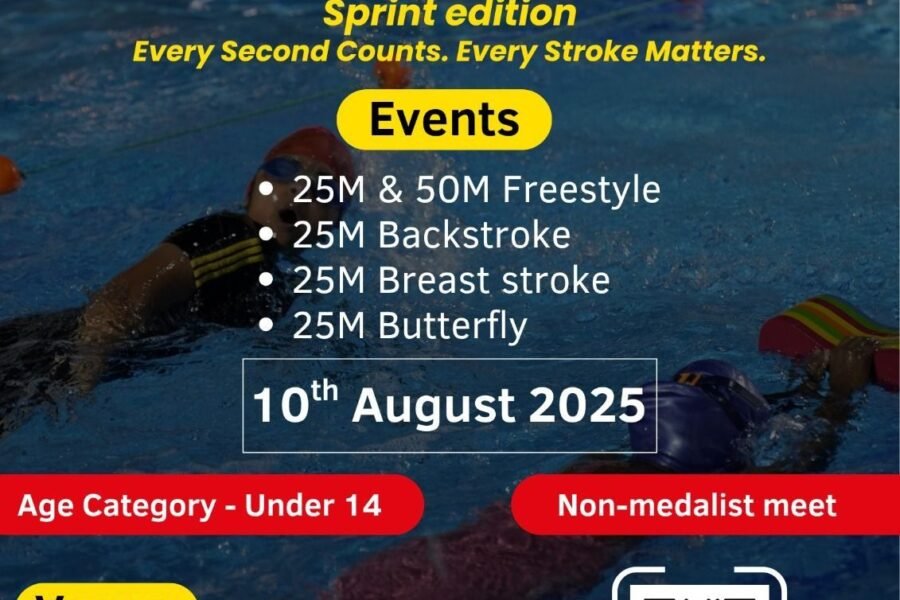 Poster for Swim Carnival 2025, Sprint Edition